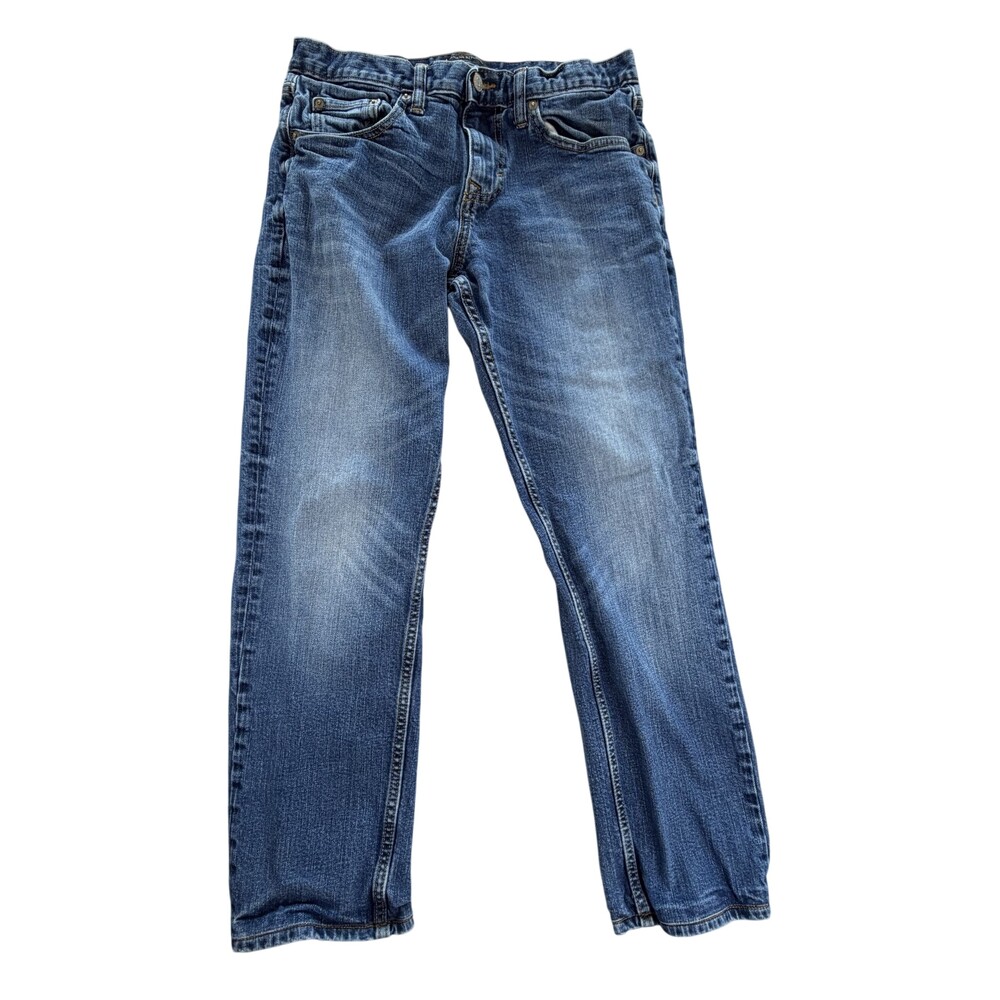 Banana Republic Athletic Jeans Mens FITS 31x29 Blue Straight Denim Stretch
